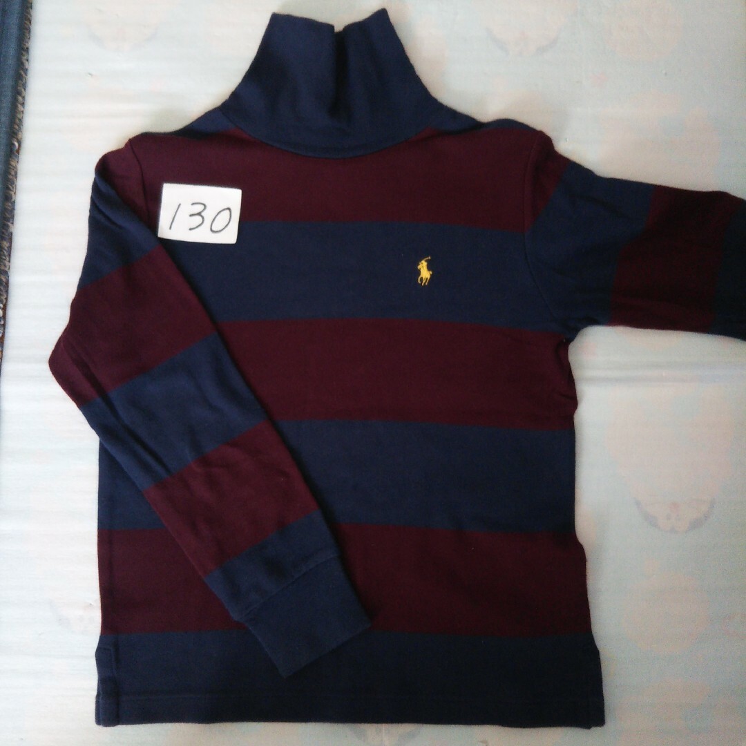 POLO RALPH LAUREN(ポロラルフローレン)のラルフローレン 130cm タートルネック キッズ/ベビー/マタニティのキッズ服男の子用(90cm~)(Tシャツ/カットソー)の商品写真