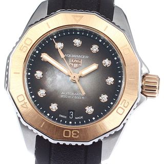 タグホイヤー(TAG Heuer)のタグホイヤー TAG HEUER WBP2451 アクアレーサープロフェッショナル200 PGベゼル 11Pダイヤ 自動巻 レディース 未使用 箱・保証書付_797936(腕時計)