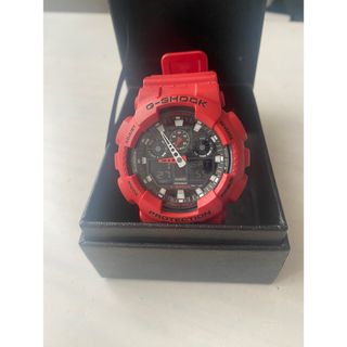 ジーショック(G-SHOCK)のCASIO G-SHOCK レッド　5081 Protection(腕時計(アナログ))