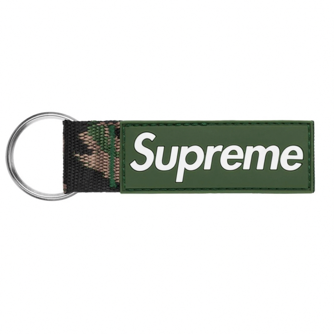 Supreme(シュプリーム)の★Supreme webbing keychain グリーンカモ 新品未使用 メンズのファッション小物(キーホルダー)の商品写真