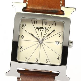 エルメス(Hermes)のエルメス HERMES HH1.810 Hウォッチ デイト クォーツ メンズ 保証書付き_796854(腕時計(アナログ))