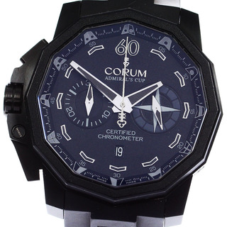 コルム(CORUM)のコルム CORUM 753.231.95/0371AN13 アドミラルズカップ シーフェンダー クロノグラフ 自動巻き メンズ 良品 保証書付き_784191(腕時計(アナログ))