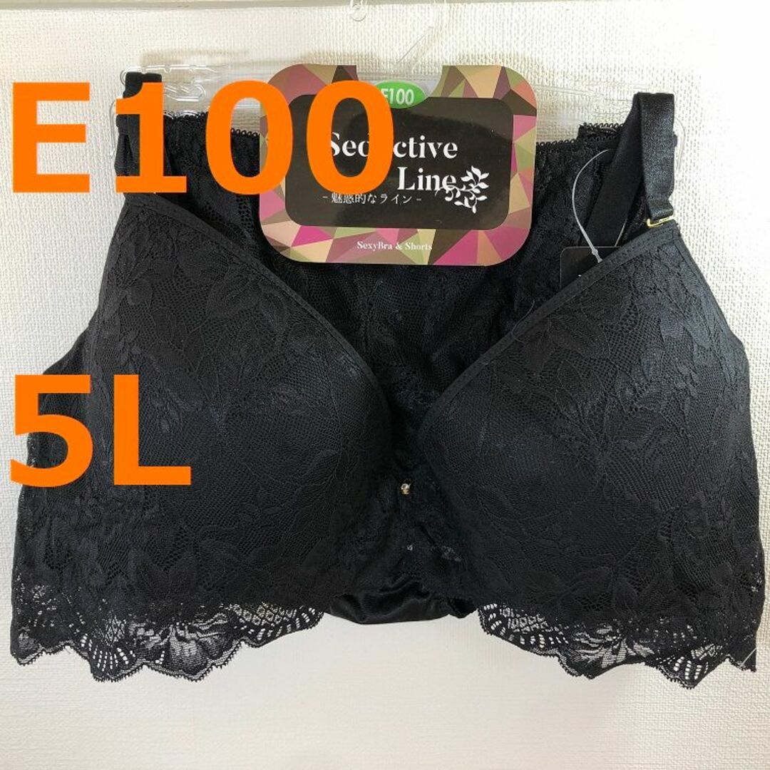 【E100/5L】ブラ・ショーツセット★2点以上で各200円引★012703 2 レディースの下着/アンダーウェア(ブラ&ショーツセット)の商品写真