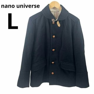 ナノユニバース(nano・universe)のナノユニバース NANO UNIVERSE　メルトン ウールジャケット Lサイズ(テーラードジャケット)