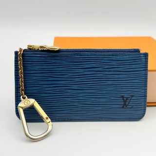 ルイヴィトン(LOUIS VUITTON)の【極美品】ルイヴィトン　エピ　ポシェットクレ　トレドブルー(キーケース)