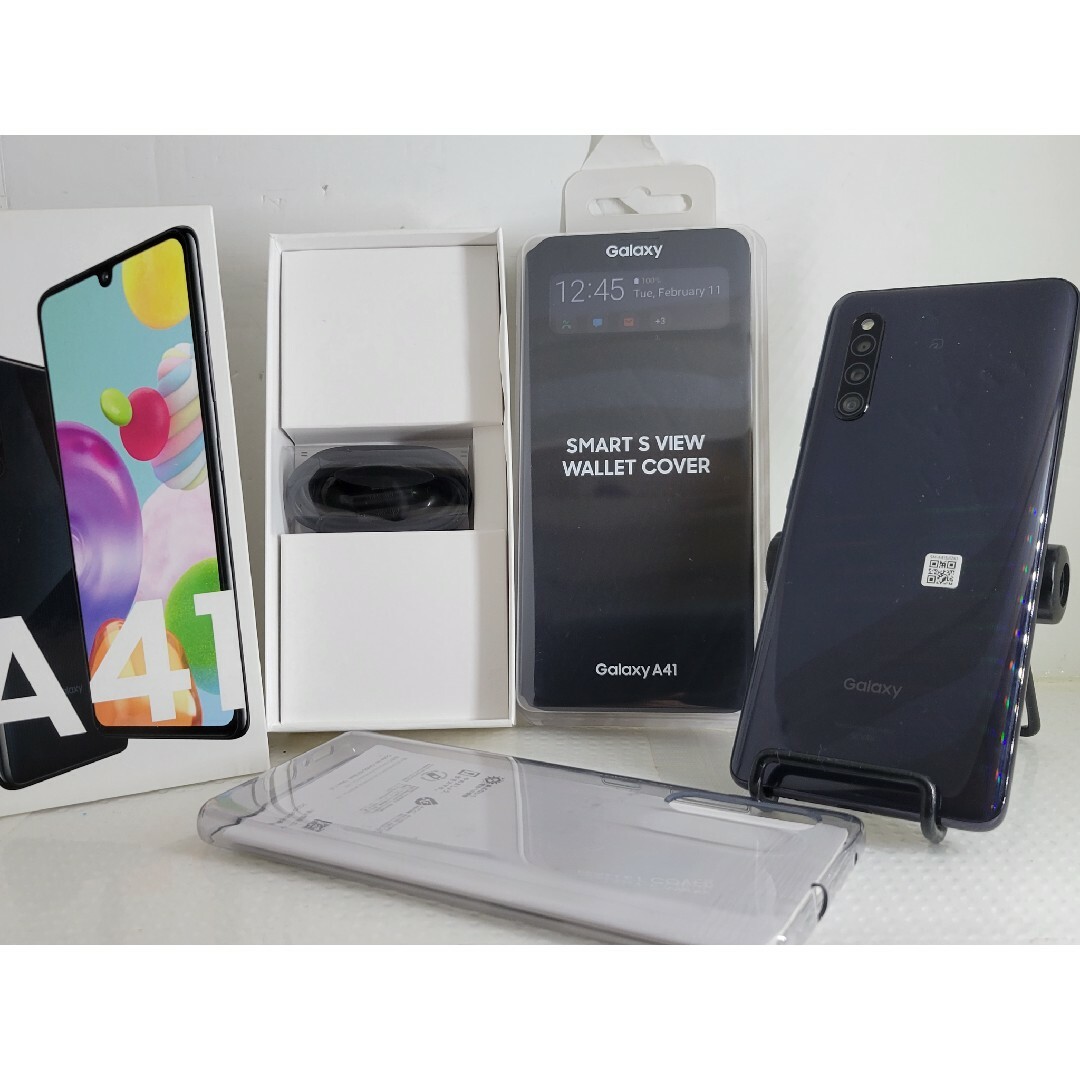 GALAXY A41　SIMフリーブラック 美品 スマホ/家電/カメラのスマートフォン/携帯電話(スマートフォン本体)の商品写真