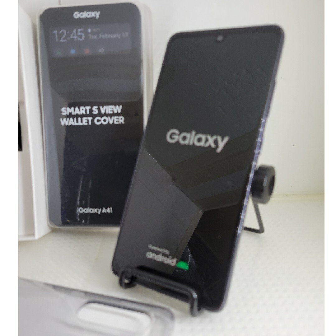 GALAXY A41　SIMフリーブラック 美品 スマホ/家電/カメラのスマートフォン/携帯電話(スマートフォン本体)の商品写真