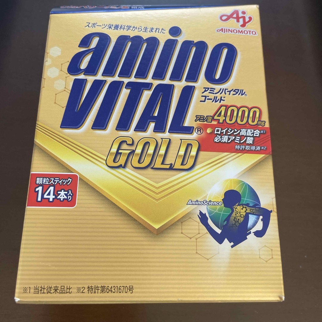 味の素(アジノモト)の味の素 味の素　「アミノバイタル」ＧＯＬＤ　１４本入箱 食品/飲料/酒の健康食品(アミノ酸)の商品写真