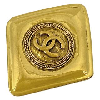 シャネル(CHANEL)のシャネル ココマーク ブローチ GP 【中古】(ブローチ/コサージュ)