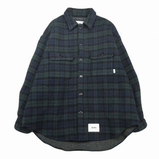 美品 21AW ダブルタップス WCPO 02 オーバー シャツ ジャケット(ブルゾン)