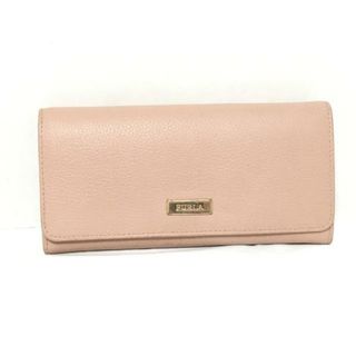 フルラ(Furla)のフルラ 長財布 - ピンクベージュ レザー(財布)