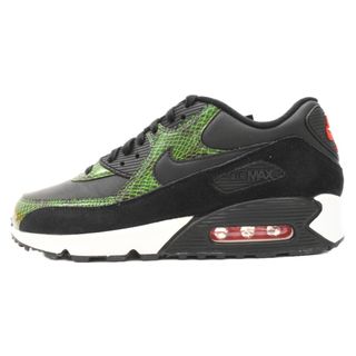 ナイキ(NIKE)のNIKE ナイキ AIR MAX 90 GREEN PYTHON エアマックス90 グリーン ローカットスニーカー ブラック/グリーン US9/27cm CD0916-001(スニーカー)