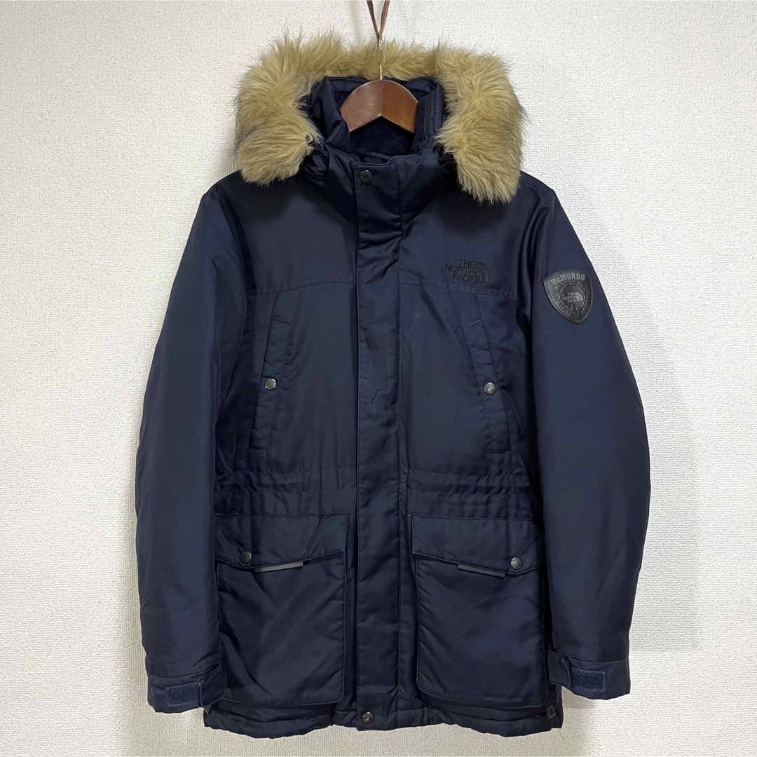 THE NORTH FACE(ザノースフェイス)の美品人気 ノースフェイス マクマード ダウンコート メンズXS フード着脱可能 メンズのジャケット/アウター(ダウンジャケット)の商品写真