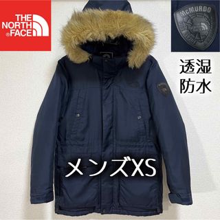 ザノースフェイス(THE NORTH FACE)の美品人気 ノースフェイス マクマード ダウンコート メンズXS フード着脱可能(ダウンジャケット)