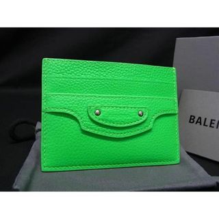 バレンシアガ(Balenciaga)の■新品■未使用■ BALENCIAGA バレンシアガ 640109 ネオクラシック レザー カードケース カード入れ パスケース グリーン系 AU7692 (その他)