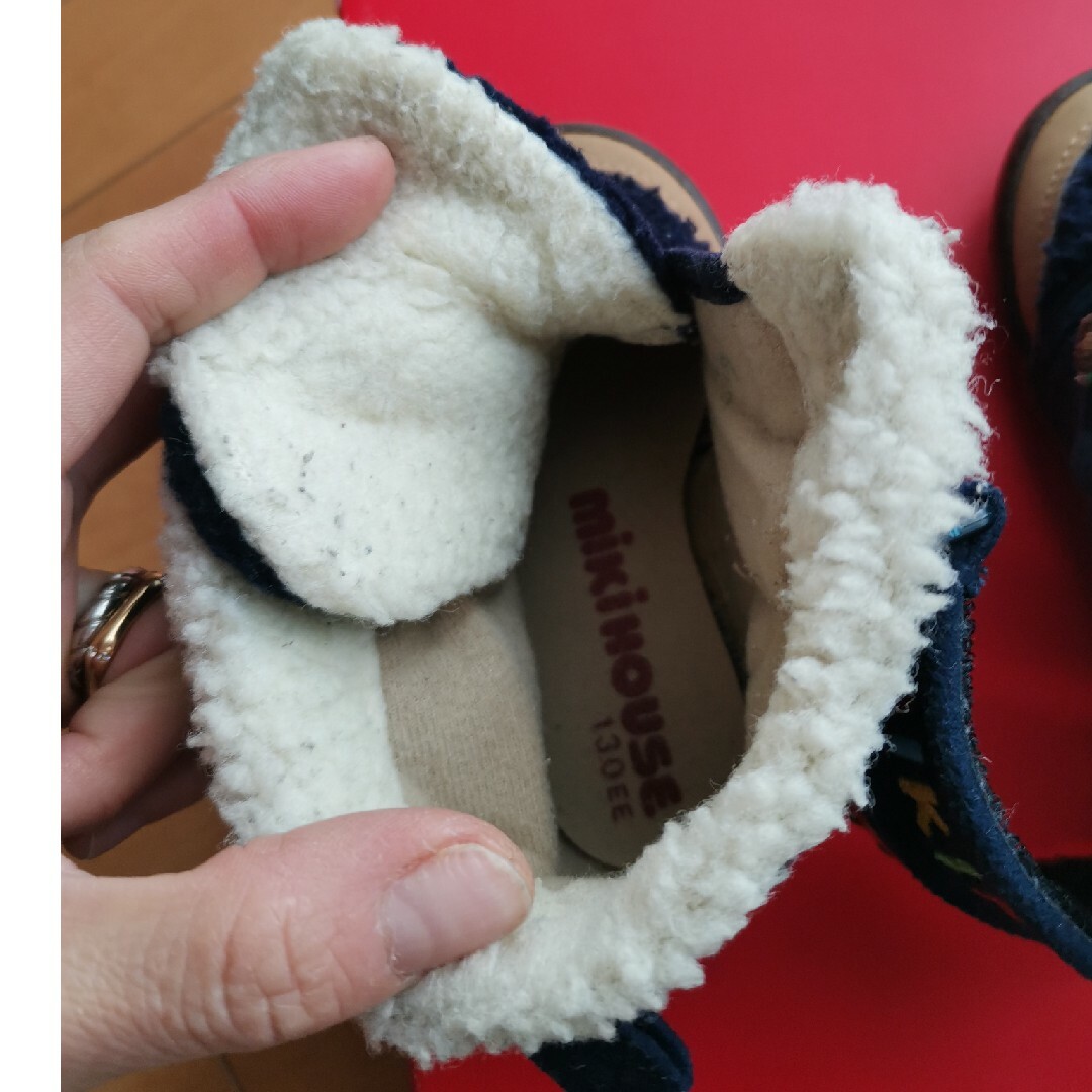 mikihouse(ミキハウス)の【美品】ミキハウス 靴 ブーツ キッズ/ベビー/マタニティのベビー靴/シューズ(~14cm)(スニーカー)の商品写真