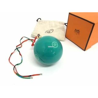 エルメス(Hermes)の■美品■ HERMES エルメス BOULE DE NOEL LIFT LAQUE クリスマス オーナメント オブジェ インテリア グリーン系 AV1762 (その他)