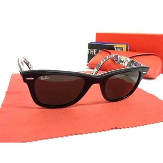 レイバン(Ray-Ban)の■極美品■ Ray-Ban レイバン RB2140 1114 ウェイファーラー サングラス メガネ 眼鏡 ブラック系 AV1712(サングラス/メガネ)