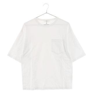 ハイク(HYKE)のHYKE ハイク 1ポケット 半袖Tシャツ カットソー ホワイト(Tシャツ/カットソー(半袖/袖なし))