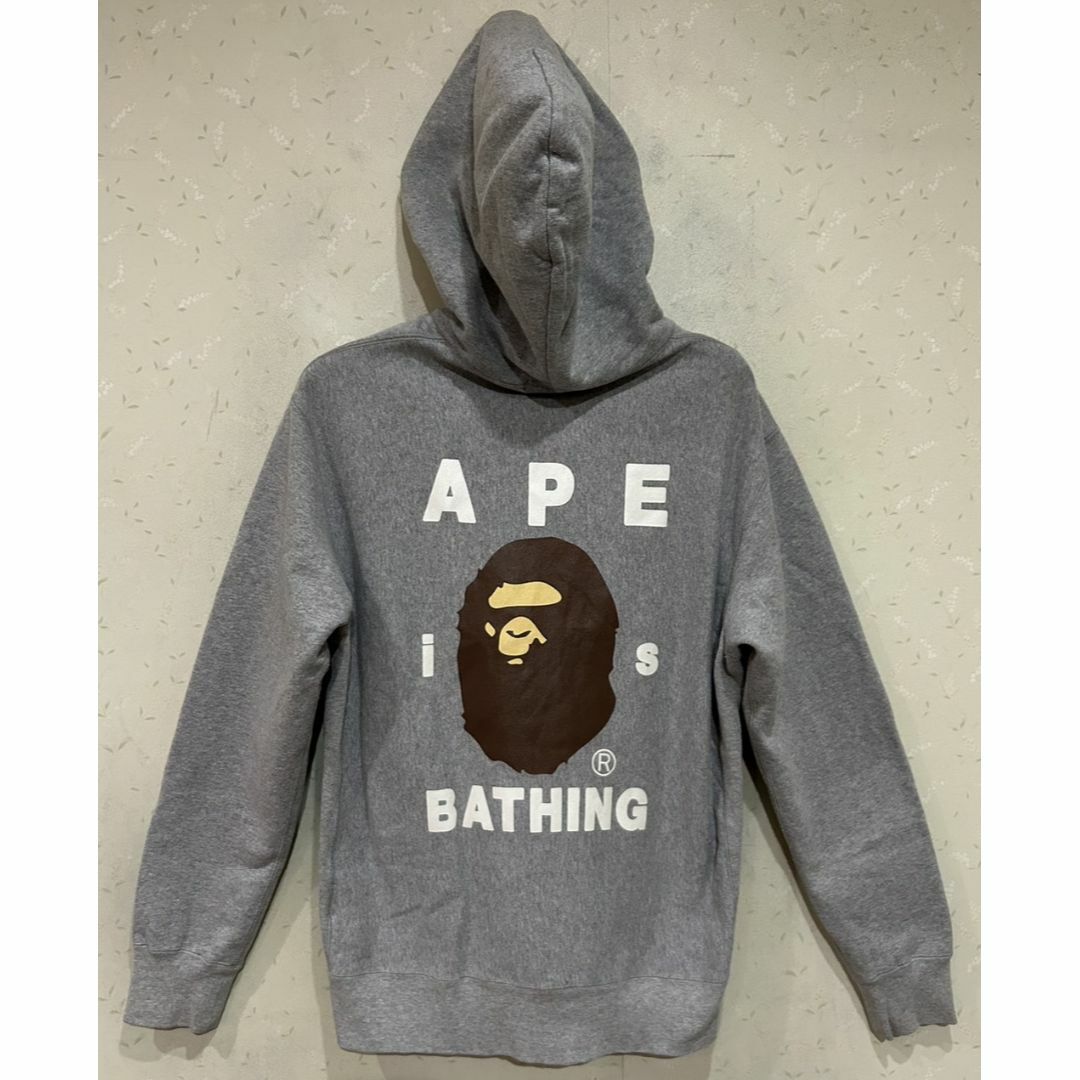 ＊A BATHING APE ビック モンキー プリント フルジップパーカー M | フリマアプリ ラクマ