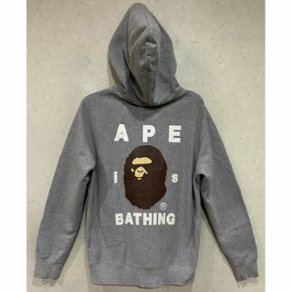 アベイシングエイプ(A BATHING APE)の＊A BATHING APE ビック モンキー プリント フルジップパーカー M(パーカー)