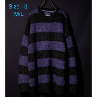 ナンバーナイン(NUMBER (N)INE)のNUMBER(N)INE ALPACA STRIPE KNIT PULLOVER(ニット/セーター)