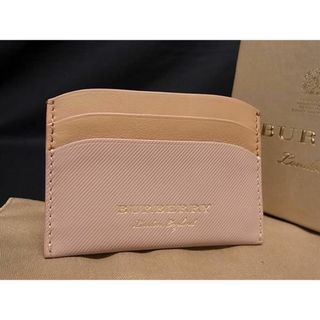 バーバリー(BURBERRY)の■新品■未使用■ BURBERRY バーバリー レザー カードケース カード入れ パスケース 定期入れ ピンク系×ブラウン系 AS8233 (その他)