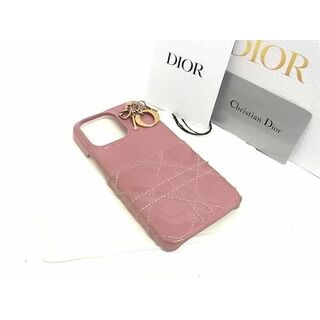 ディオール(Dior)のChristianDior クリスチャンディオール レディディオール カナージュ パテントレザー iPhone13 Pro対応 スマホケース ピンク系 AS8219 (その他)