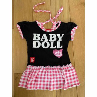 ベビードール(BABYDOLL)のベビードール　babydoll  半袖　キッズ　90㎝　Tシャツ　ペプラム(Tシャツ/カットソー)