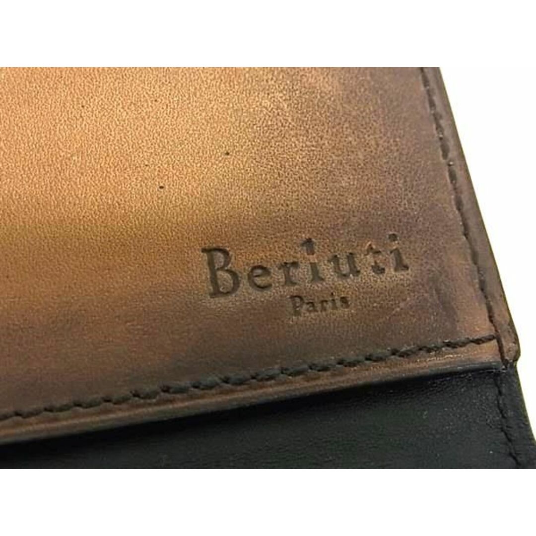 Berluti(ベルルッティ)のBerluti ベルルッティ カリグラフィ レザー カードケース カード入れ 名刺入れ メンズ ブラウン系 AT2422  メンズのファッション小物(名刺入れ/定期入れ)の商品写真
