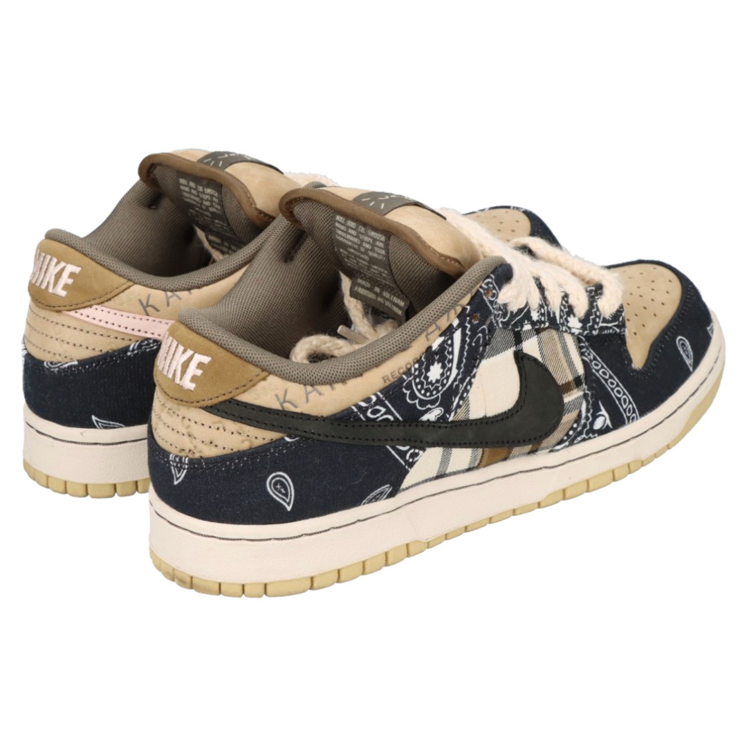 NIKE(ナイキ)のNIKE SB ナイキエスビー DUNK LOW PRM QS TRAVIS SCOTT CACTUS JACK CT5053-001 トラビススコット ダンクロープレミアムカクタスジャックスニーカー ネイビー/ベージュ US9/27cm メンズの靴/シューズ(スニーカー)の商品写真