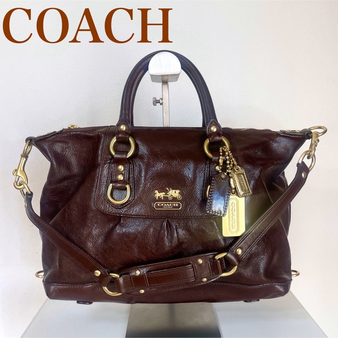 COACH コーチ ２way ハンドバッグ ショルダー マディソン