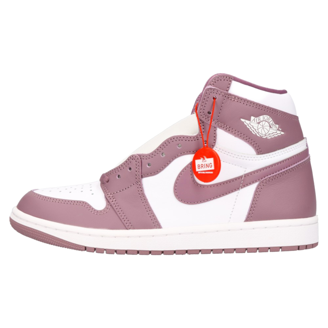 天然皮革合成繊維底NIKE ナイキ AIR JORDAN1 Retro High OG Mauve 28 DZ5485-105 エアジョーダン1 レトロ ハイ OG モーブ パープル/ホワイト ハイカットスニーカー US8.5/26.5cm