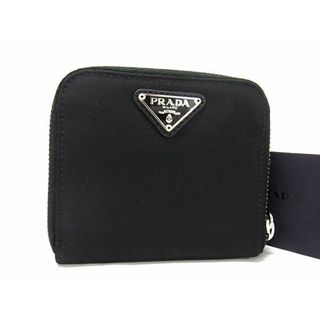 プラダ(PRADA)の■新品■未使用■ PRADA プラダ 1M0522 テスートナイロン 二つ折り 財布 ウォレット メンズ レディース ブラック系 AX0172 (財布)