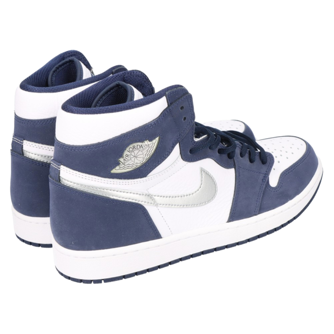 NIKE(ナイキ)のNIKE ナイキ AIR JORDAN 1 HIGH OG CO.JP 2020 エアジョーダン1 ハイスニーカー ホワイト/ネイビー US12 DC1788-100 メンズの靴/シューズ(スニーカー)の商品写真