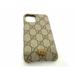 グッチ(Gucci)の■新品■未使用■  GUCCI グッチ 623093 GG柄 PVC iPhone 11pro対応 iPhoneケース アイフォンケース スマホケース ブラウン系 BI0477 (その他)