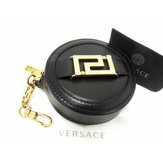 ヴェルサーチ(VERSACE)の■新品同様■ VERSACE ヴェルサーチ レザー ポーチ マルチケース 小物入れ レディース ブラック系 AU7650 (その他)