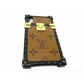 ルイヴィトン(LOUIS VUITTON)のLOUIS VUITTON ルイヴィトン M67893 モノグラム アイ トランク ライト iPhone X/XS 対応 アイフォンケース ブラウン系 AU7649(その他)