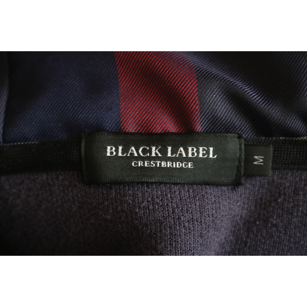 BLACK LABEL CRESTBRIDGE(ブラックレーベルクレストブリッジ)の【BLACK LABEL CRESTBRIDGE】フリースパーカー　ロゴ　紺★ メンズのトップス(パーカー)の商品写真