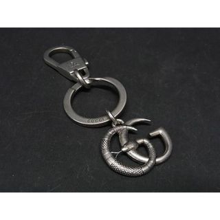 グッチ(Gucci)の■新品同様■ GUCCI グッチ GGマーモント スネーク キーホルダー キーリング チャーム メンズ レディース シルバー系 AT5816 (その他)