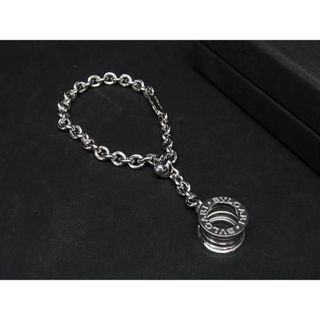 ブルガリ(BVLGARI)の■極美品■ BVLGARI ブルガリ ビーゼロワン SV925 キーチェーン キーホルダー バッグチャーム メンズ レディース シルバー系 AV1736 (キーホルダー)