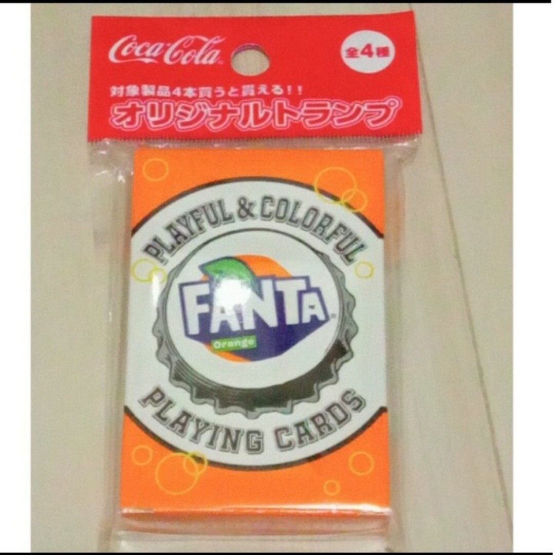 コカ・コーラ(コカコーラ)のファンタ　オレンジ　トランプ エンタメ/ホビーのコレクション(ノベルティグッズ)の商品写真