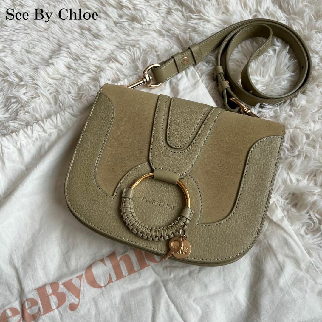 SEE BY CHLOE - 美品 SEE BY CHLOE ショルダーバッグ レザー×スエード ...