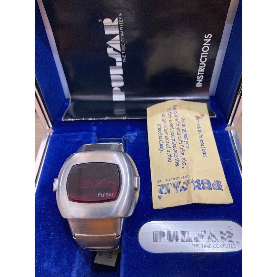 PULSAR(パルサー)のパルサー　腕時計　ジャンク メンズの時計(腕時計(デジタル))の商品写真