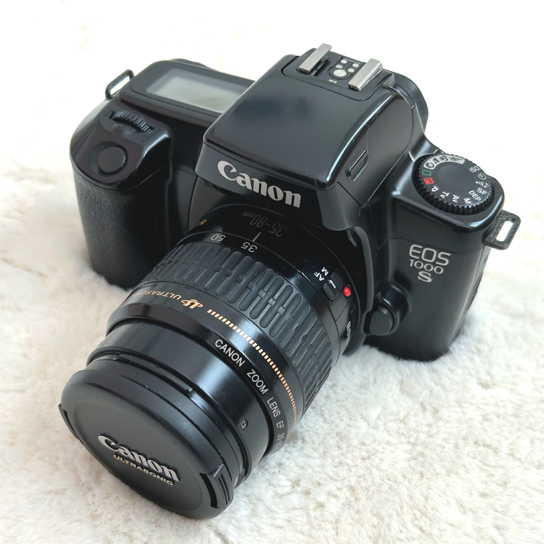 キャノン EOS1000S 一眼レフフィルムカメラ ブラック(望遠レンズ