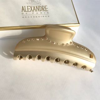 アレクサンドルドゥパリ(Alexandre de Paris)のL ゴールド　ALEXANDRE DE PARIS ヘアクリップ　ヴァンドーム(バレッタ/ヘアクリップ)