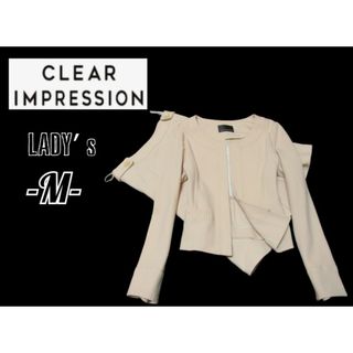 クリアインプレッション(CLEAR IMPRESSION)の美品 M◇CLEAR IMPRESSION◇オールシーズンスーツ ベージュ(スーツ)