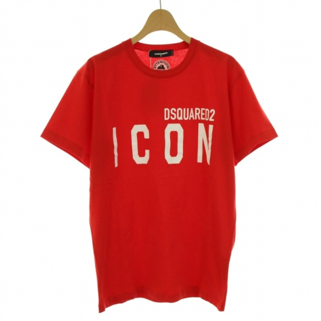 DSQUARED2(ディースクエアード)のDSQUARED2 タグ付き クルーネックTシャツ プリント 半袖 メンズのトップス(Tシャツ/カットソー(半袖/袖なし))の商品写真