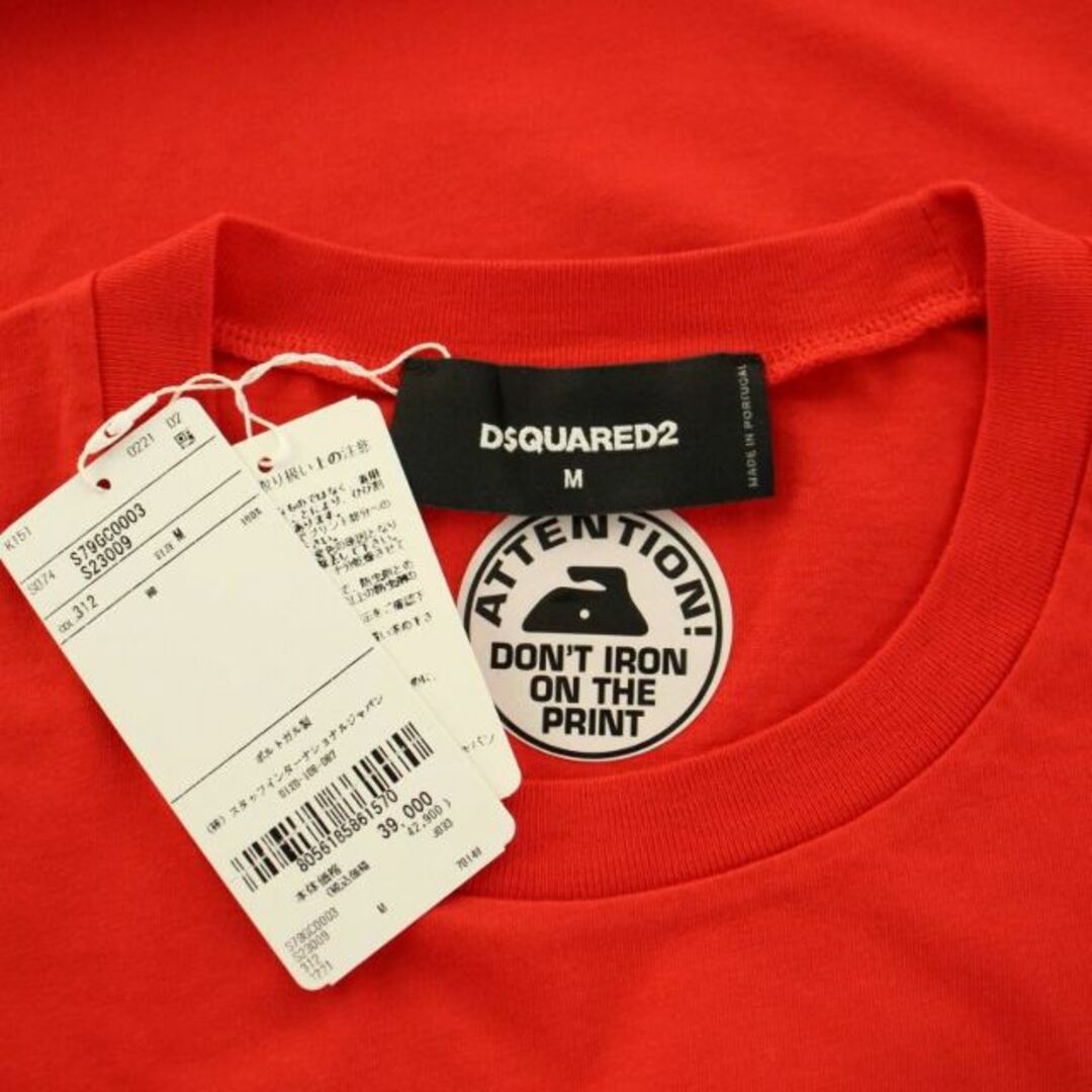 DSQUARED2(ディースクエアード)のDSQUARED2 タグ付き クルーネックTシャツ プリント 半袖 メンズのトップス(Tシャツ/カットソー(半袖/袖なし))の商品写真