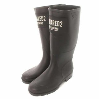 ディースクエアード(DSQUARED2)のDSQUARED2 Rain Boots レインブーツ 43 28.7cm 黒(長靴/レインシューズ)